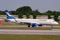 OH-LKF @ EGCC - Finnair - by Chris Hall