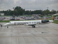 N270SK @ OMA - Now in Frontier colors with a baby fox tail. - by Erik Ingram