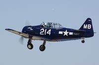N214MB @ OSH - North American SNJ-5B, c/n: 43732 - by Timothy Aanerud