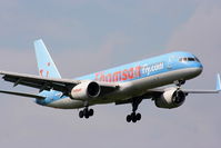 G-BYAX @ EGCC - Thomson - by Chris Hall