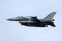 J-011 @ EHLW - classic shot of a F-16 in take off taken from the spotters hill at Leeuwarden.