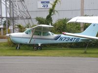 N734TB @ KBVY - (N734TB) parked at east side ramp. - by Samuel D.