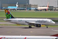 5A-ONC @ EHAM - Air Afriqiyah taxiing for departure