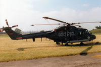 83 02 @ EGVA - Lynx Mk.88, callsign Mission 4664, of MFG-2 on display at the 1997 Intnl Air Tattoo at RAF Fairford. - by Peter Nicholson