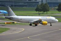 EC-KDH @ EHAM - Vueling turning out onto the outer t/w for departure