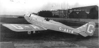 G-AAYW - Avro Avian Sports Monoplane G-AAYW at Farnborough. G-AAYW was a single seater low wing monoplane which was built for the 1929 King's Cup Race and flown by Captain Neville Stack.  It was painted a bright green and its 115hp Hermes engine had very short exh - by E A Shipman