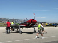 N360BR @ CMA - 2000 Holm BEAR 360, Vedeneev (Ivchenko) M-14P 360 Hp, spotting on the flight line - by Doug Robertson