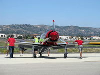 N360BR @ CMA - 2000 Holm BEAR 360, Vedeneev (Ivchenko) M-14P 360 hp radial, spotting on the flight line, Wings Over Camarillo AirShow - by Doug Robertson