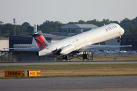 N917DL @ ORF - Delta Air Lines N917DL departing RWY 23 en route to Hartsfield-Jackson Atlanta Int'l (KATL).