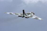 G-VLCN @ EGBR - Avro 698 Vulcan B2 captured whilst carrying out a few circuits of Breighton Airfield during the September 2010 Helicopter Fly-In. - by Malcolm Clarke
