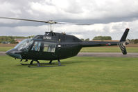 G-PMGG @ EGBR - Agusta Bell 206A Jet Ranger at Breighton Airfield during the September 2010 Helicopter Fly-In. - by Malcolm Clarke