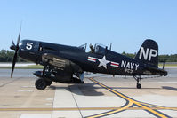 N45NL @ NTU - Taxiing past the crowd after an excellent flight demonstration at the 2010 NAS Oceana Air Show.