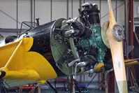 G-RLWG @ EGBR - Ryan ST3KR Recruit. A close up of Whisky Golf's Gladden Products, Kinner R-56 engine, Breighton Airfield September 2010. - by Malcolm Clarke