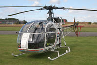 HA-PPC @ EGBR - Sud Aviation SA.318B Alouette II at Breighton Airfield during the September 2010 Helicopter Fly-In. - by Malcolm Clarke