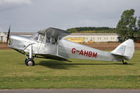 G-AHBM @ EGBR - De Havilland DH87B Hornet Moth at Breighton Airfield's Helicopter Fly-In in September 2010. - by Malcolm Clarke