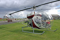 G-BFYI @ EGBR - Westland AB-47G-3B-1 at Breighton Airfield's Helicopter Fly-In in September 2010. - by Malcolm Clarke