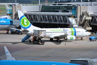 PH-XRZ @ EHAM - TRA sitting on stand