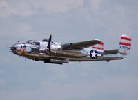 N9079Z @ KDLH - B-25 Bomber - by Paul Krumrei