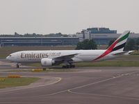 A6-EMF @ EHAM - Arrival on Amsterdam airport  and taxi to the gate - by Willem Goebel