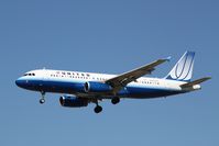 N483UA @ KORD - Airbus A320