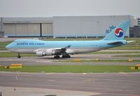 HL7603 @ EHAM - Korean Air Cargo taxiing for departure