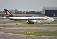 9V-SFF @ EHAM - Singapore Cargo lining up - by Robert Kearney