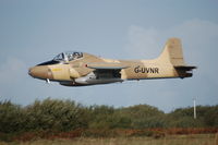G-UVNR @ EGFH - Resident Strikemaster (Viper 2) departing Swansea Airport. - by Roger Winser