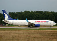 TC-JHI @ EDDF - Taking off rwy 18 - by Shunn311