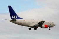 LN-RPZ @ EGCC - SAS Braathens - by Chris Hall