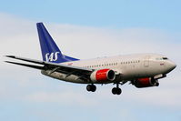 LN-RPZ @ EGCC - SAS Braathens - by Chris Hall