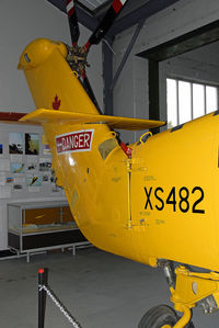 XS482 - WESTLAND WESSEX TAIL VIEW.
RAF MANSTON HISTORY MUSEUM. - by Martin Browne