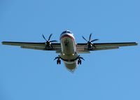 N538AT @ DFW - Landing at DFW. - by paulp