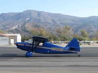 N9100K @ SZP - 1947 Stinson 108-1 VOYAGER, Franklin 6A4-150-B3 150 Hp, taxi back - by Doug Robertson