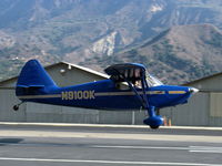 N9100K @ SZP - 1947 Stinson 108-1 VOYAGER, Franklin 6A4-150-B3 150 Hp, landing Rwy 22 - by Doug Robertson