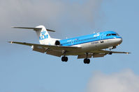 PH-KZN @ EGNT - Fokker 70 on finals to runway 07 at Newcastle Airport in August 2010. - by Malcolm Clarke