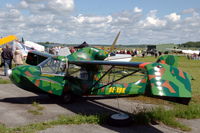 SE-XOK @ ESOW - An Avid Amphibian parked at Västerås Hässlö airport, Sweden. Although the aircraft is well camouflaged it did not escape attention during the Roll-out air show.