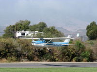 N704SL @ SZP - 1976 Cessna 150M, Continental O-200 100 Hp, landing Rwy 22 - by Doug Robertson