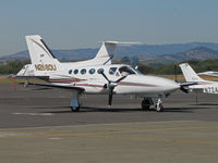 N2660U @ KAPC - 1981 Cessna 421C Golden Eagle parked on visitors ramp - by Steve Nation