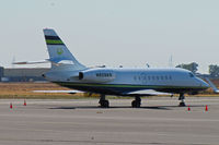 N826KR @ KAPC - Houston-based 2002 Falcon 2000 on heavy jet ramp - by Steve Nation