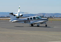 N523C @ KAPC - Beautifully-maintained 1998 A36 on arrival from KPOC (Brackett Field Airport, La Verne, CA) - by Steve Nation