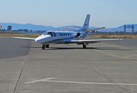 N442KM @ KAPC - 1985 Cessna S550 on arrival from KSNA (John Wayne Airport, Santa Ana, CA) - by Steve Nation