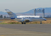 N409AV @ KAPC - Napa River RR bridge landmark frames this 1998 Hawker 800XP departing for parts unknown - by Steve Nation