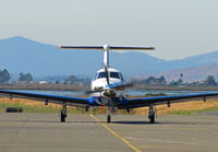 N360DA @ KAPC - Head-on of On the Rise Aviation's 1999 Pilatus PC-12/45 in from KCRQ (McClellan-Palomar Airport, Carlsbad, CA) - by Steve Nation