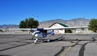 N3078W @ HTH - Fuel Stop at Hawthorne, NV - by Betty Easley