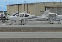 N65LK @ KSQL - Locally-based 2005 SR22 at San Carlos, CA - by Steve Nation