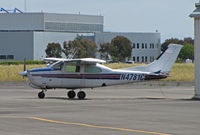 N4781C @ KOAK - Flight Express 1979 T210N in general aviation corner at Oakland, CA - by Steve Nation