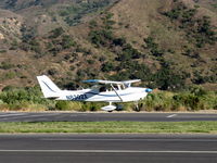 N8302X @ SZP - 1961 Cessna 172C, Continental O-300 145 Hp, landing Rwy 22L - by Doug Robertson