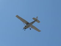 N3850D @ SZP - 1957 Cessna 182A SKYLANE, Continental O-470-S 230 Hp, Multiple certification, equipped for parachute jumping, takeoff climb Rwy 22 - by Doug Robertson
