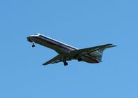 N690AE @ DFW - Final for 36L at DFW. - by paulp