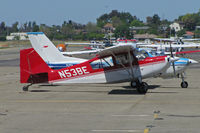 N53BE @ KCCR - CALSTAR helicopter pilot flies this 1975 Bellanca 7KCAB - by Steve Nation